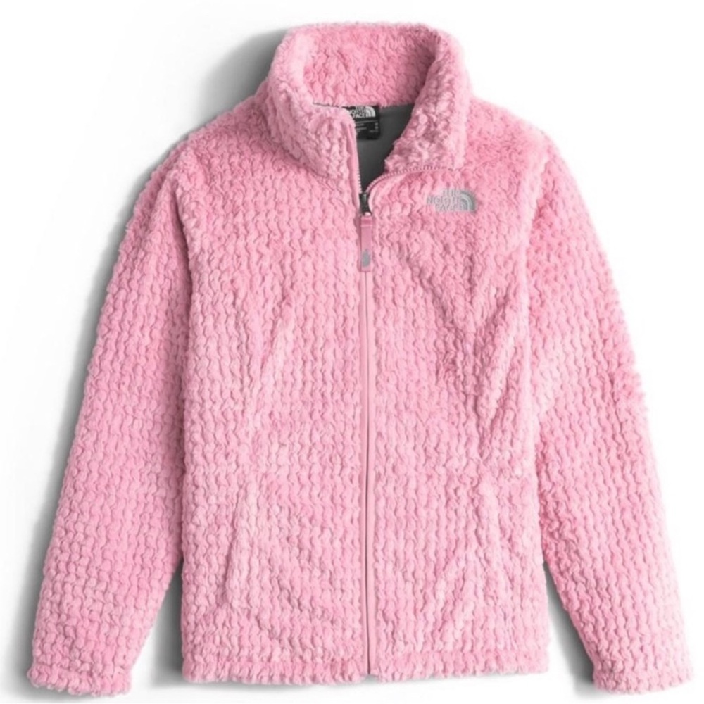 The North Face Girls' Laurel Fleece Full Zip in Coy Pink Size XL 18 (Girls)